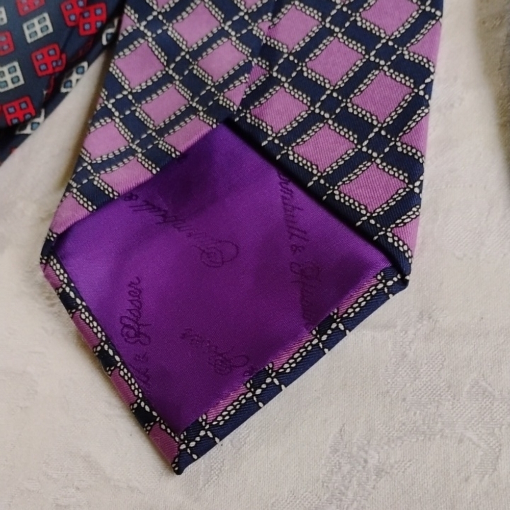 Turnbull & Asser Red and Pink Silk Ties Collection - Picture 4 of 5